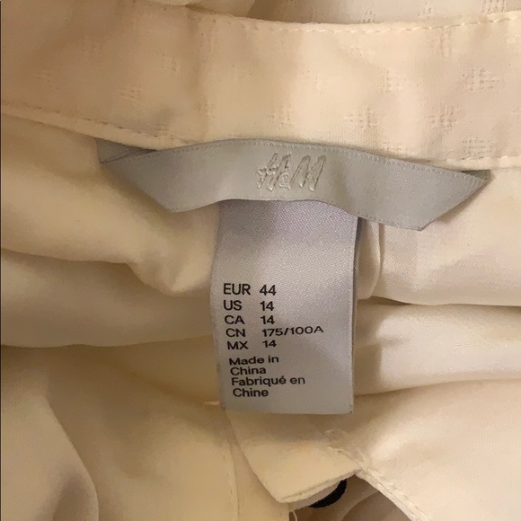 White tuxedo dress - Picture 4 of 5